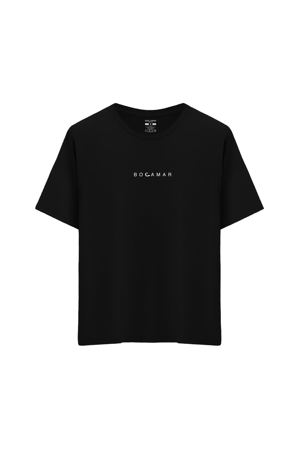 Oversize Unisex Bisiklet Yaka T-Shirt