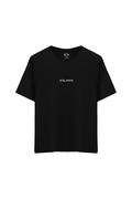 Astronot Baskılı Oversize Unisex Bisiklet Yaka T-Shirt - No.2