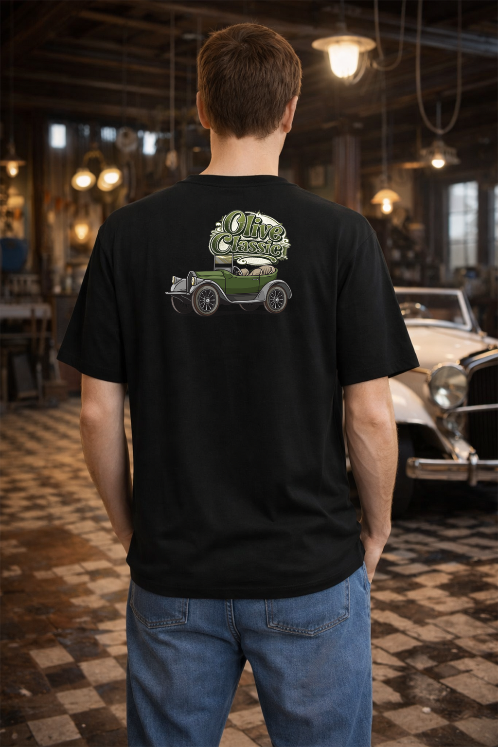 BOCAMAR - OVERSİZE UNISEX BİSİKLET YAKA TSHIRT