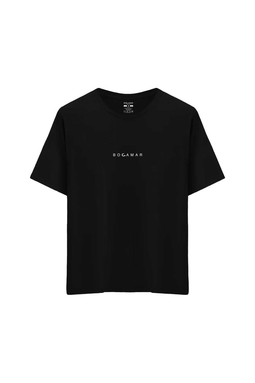 Oversize Unisex Bisiklet Yaka T-Shirt